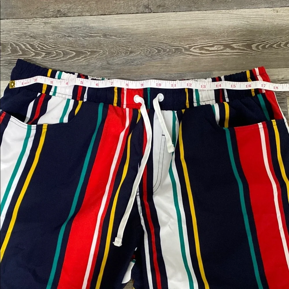 Fresh Red and Blue Board Shorts for Swim